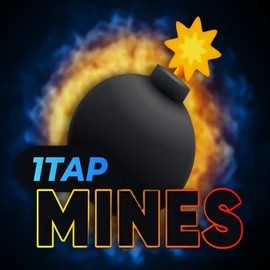 1Tap Mines logo by Turbo Games Spinfin Casino